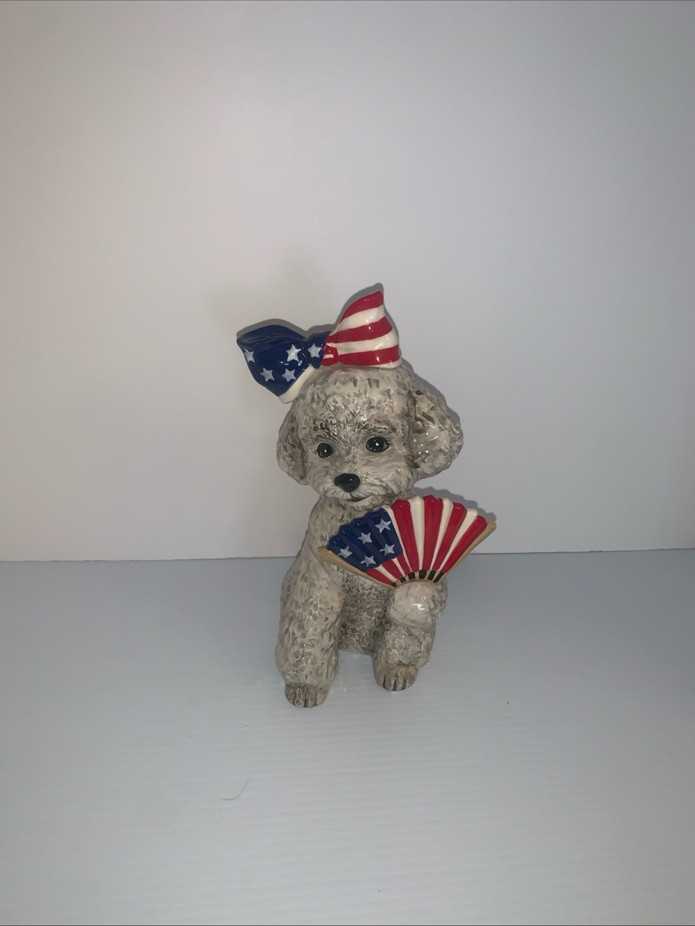 Blue Sky Patriotic Poodle Doodle Dog Stars & Stripes New